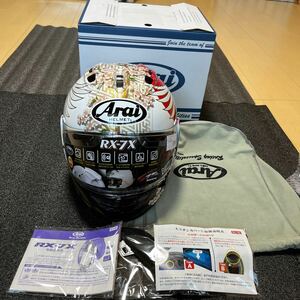 ARAI アライ RX-7X TSUBASA 59-60cm L バイク ヘルメット ツバサ SS スポーツバイク サーキット レーサー 和風 2輪用