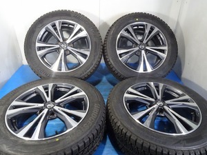 【日産純正】225/60R18 18x7J +45 5穴 114.3 新品タイヤ ホイールセット 4本 スタッドレス【福島発 送料無料】FUK-E14417★冬