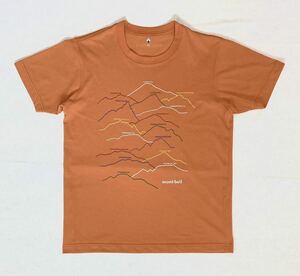 ★美品 mont-bell モンベル 名山 TシャツSizeXS 富士山 日本アルプス★