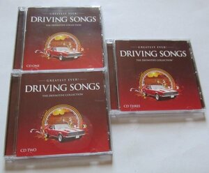 【送料無料】Greatest Ever Driving Songs 3枚組50曲 Bangles Toto Squeeze Joe Jackson Bonnie Tyler Haircut One Hundred Kenny Loggins