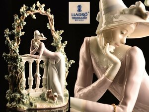 【流】リヤドロ LLADRO メランコリック・ムード フィギリン 陶人形 高51cm TQ943