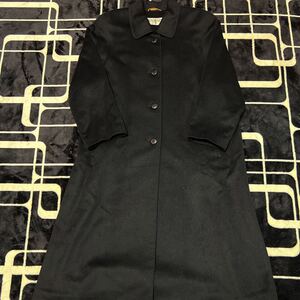 カシミヤ100% BALMAIN PARIS バルマン CASHMERE チェスター ロングコート 裏地シルク100%