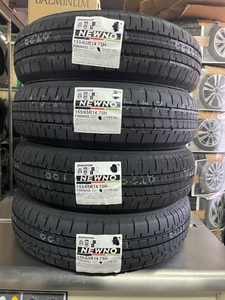 送料無料（一部地域を除く）　4本セット　155/65R14　ブリヂストン　NEWNO　新製品　2024年製