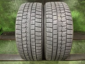 点検済み　ダンロップ　ウィンターマックスWM01　235/50R18　2本　6.3ｍｍ6.6ｍｍ　スタッドレスタイヤ　LS　アルファード