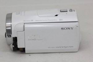 No.0093-1353／SONY(ソニー) ビデオカメラ Handycam HDR-CX680 ホワイト 内蔵メモリー64GB 光学ズーム30倍 HDR-CX680 W