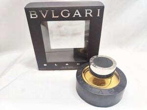 75ml【ほぼ未使用】【送料無料】BVLGARI ブルガリ BLACK ブラック eau de toilette オードトワレ 香水 オーデトワレ オードゥトワレ EDT