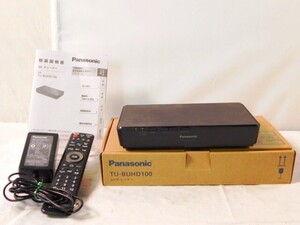 Y603★Panasonic/TU-BUHD100/ 4Kチューナー/取説・リモコン・アダプターつき/パナソニック/送料590円〜