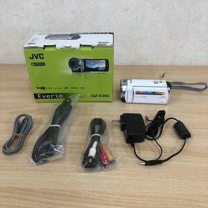 美品 JVC デジタルビデオカメラ Everio GZ-E265 ハイビジョンメモリームービー 箱有 2012年製 ビデオカメラ・カメラ関連