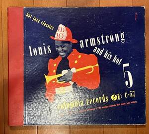 LOUIS ARMSTRONG AND HIS HOT FIVE COLUMBIA ; Gut Bucket Blues/ Yes, I’m In The Barrel/ Muskat Ramble/ Skid-Dat-DeDat他