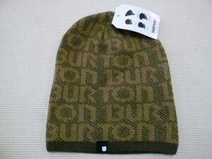 希少　バートン BURTON　ニット帽　TRENCH色　新品