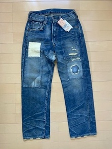 激レア　LEVIS　６６５０１　ヴィンテージ加工パッチ加工　１９６６年復刻モデル　W３１　日本製　未使用品　デッドストック　キムタク