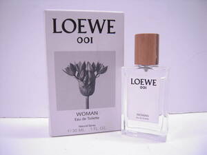 香水祭 ブランド祭 1円スタート LOEWE ロエベ オードゥ パルファン ロエベ 001 ウーマン 30ml ほぼ満タン コレクション 箱汚れあり