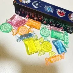 キャンディー 形 宝石すくい お菓子のミカタ ビジュー缶