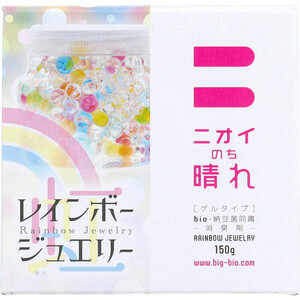 【まとめ買う】ニオイのち晴れ レインボージュエリー 消臭剤 ゲルタイプ 150g×40個セット