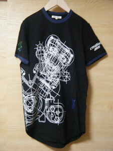 noboru ohmiya　半袖Tシャツ　サイズM　R8007　黒　状態良