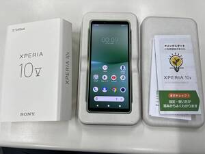 訳アリ SIMフリーSONY Xperia 10 V 6.1インチ メモリー6GB ストレージ128GB セージグリーン 一括〇