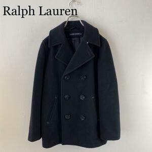 Ralph Lauren ラルフローレン Pコート ブラック サイズ11