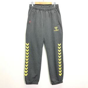 サッカーやフットサルに◎【hummel】ヒュンメル スウェットパンツ スポーツMIX ストリートコーデ リラックス 部屋着 グレー M /Y20786ii