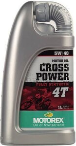 デイトナ MOTOREX CROSS POWER 4T（SAE 5W-40） 1L (97789)