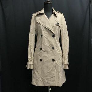 ブラックbyマウジー/BLACK BY MOUSSY★トレンチコート【2/レディースM/ベージュ/beige】ウエストベルト付き/Coats◆BH354