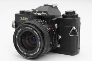 ★良品★ MINOLTA ミノルタ XD + MC W.ROKKOR 28mm F3.5 #1417