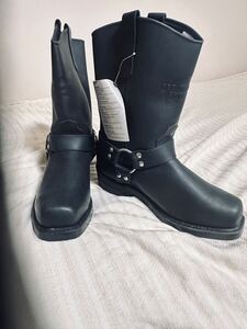 エンジニアブーツ 黒 レザー BOOTS REDWING