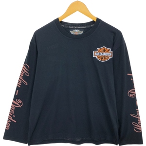 古着 ハーレーダビッドソン Harley-Davidson ロングTシャツ ロンT メンズM相当 /eaa503582