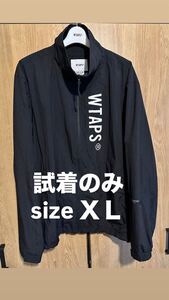 【試着のみ　サイズXL】24ss wtaps jacket pertex ナイロン　トラック　ジャケット　ダブルタップス　黒