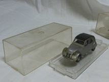 ポルトガル製 ビテス 1/43 シトロエン２CV　灰色 屋根閉　未使用レア品　CITROEN 2CV