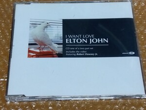 [CDs]ELTON JOHN【I WANT LOVE / THE NORTH STAR / TINY DANCER 可愛いダンサー(LIVE) 】Video Featuring ロバート・ダウニー・Jr EU盤