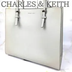 ✨未使用級✨ CHARLES&KEITH クラシックダブルハンドル トートバッグ