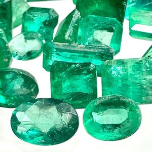 1円〜!!◆天然エメラルドおまとめ25ct◆f 約5g ルース 裸石 宝石 ジュエリー jewelry emerald ベリル w3ヤ66