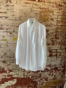 50s ARROW WHITE BROAD SHIRT ヴィンテージ ビンテージ 白シャツ ホワイトシャツ ブロードシャツ マチ付き アメトラ トラッド 40s 送料無料