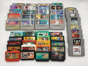 ♪▲【Nintendo 他 ニンテンドー】スーパーファミコン/ファミコン/ニンテンドー64 ゲームソフト 50点セット まとめ売り 1101 16