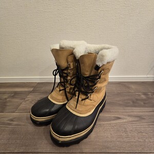 ★SOREL★ソレル★CARIBOU★カリブー★WP★ウォータープルーフ★スノーブーツ★中古品★US9★27㎝★1円スタート★送料無料★