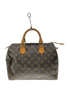 LOUIS VUITTON◆1)スピーディ30_モノグラム・キャンバス_BRW/PVC/BRW/総柄