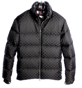 22AW モンクレール　モノグラム ダウン ジャケット　ブラック　国内正規品　MONCLER　#A4