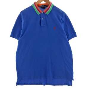 古着 ラルフローレン Ralph Lauren POLO by Ralph Lauren CUSTOM FIT 半袖 ポロシャツ メンズXL /eaa382760 【SS2409_30%】