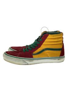 VANS◆ハイカットスニーカー/US9/レッド