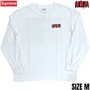 国内正規品■17AW SUPREME (シュプリーム) × AKIRA (アキラ) Neo-Tokyo L/S Tee 長袖 Tシャツ 白 M ロンT