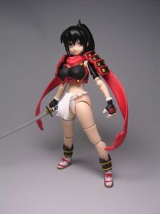 ギジバジ クイーンズブレイド リベリオン 戦神の侍 イズミ フル可動カラーレジンキャストキット ガレージキット