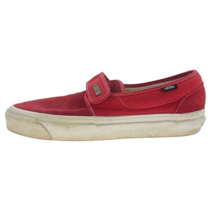 VANS バンズ × FEAR OF GOD フィア オブ ゴッド Slip-On 47 V DX スリッポン スニーカー レッド系 28.5cm【中古】