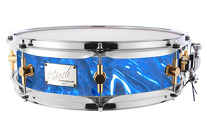 Birch Snare Drum 4x14 Blue Satin