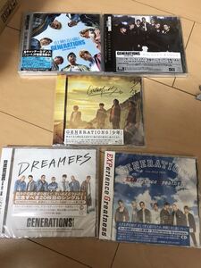 GENERATIONS CD ５枚セット 片寄涼太 白濱亜嵐 佐野玲於　少年　EXPG