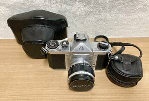 【ペンタックス ASAHI PENTAX ボディ シルバー TAKUMAR 1:2 F55mm】カメラ/光学機器/ビンテージ/コレクション/U65-554