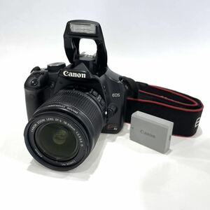 Canon キャノン EOS Kiss X2 デジタル一眼レフカメラ ズームレンズ EF-S18-55mm F3.5-5.6 IS バッテリー付き 送料無料
