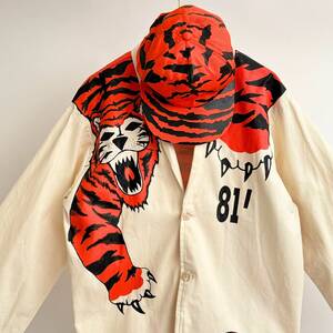 希少《 Rare / PRINCETON UNIV. 》80s 美品【 プリンストン タイガー Beer Jacket ビンテージ ビアジャケット メモリアル M 】