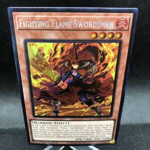 【未使用品】遊戯王　英語版　FIGHTING FLAME SWORSMAN コレクターズレア　MZMI-EN001 炎の剣士新規