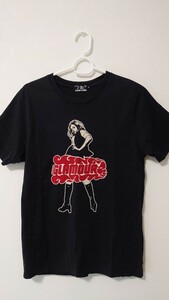 ヒステリックグラマー HYSTERIC GLAMOUR　Tシャツ　ヴィクセンガール　VIXENGIRL　黒　ブラック　送料無料