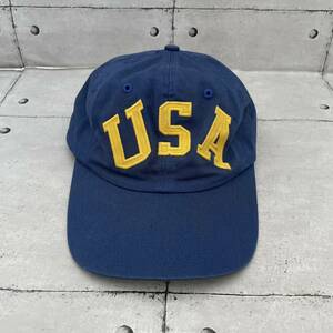 【レア】【90s】 POLO SPORT ポロスポーツ USA CAP ヴィンテージ キャップ ラルフローレン 青 ブルー